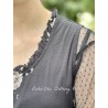 robe JULIA popeline noire à fleurs Les Ours - 11