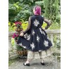 robe JULIA popeline noire à fleurs Les Ours - 4