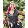 robe JULIA popeline noire à fleurs Les Ours - 6