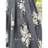 robe JULIA popeline noire à fleurs Les Ours - 12