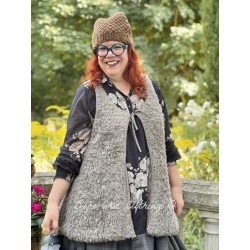tunique JEANNINE moumoute marron glacé