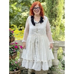 robe AZELICE organza écru