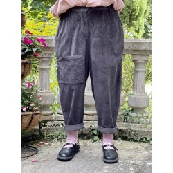 pants GASTON dark grey corduroy