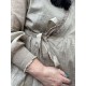 dress / wrap jacket POEMA honey organza Les Ours - 16