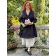 robe / veste cache-coeur POEMA organza noir Les Ours - 10