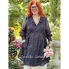 robe / veste cache-coeur POEMA organza noir Les Ours - 7