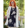 robe JULIA popeline noire à fleurs Les Ours - 9