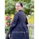 robe / veste cache-coeur POEMA organza noir Les Ours - 6