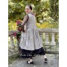 robe JULIA popeline taupe à fleurs Les Ours - 6