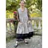 robe JULIA popeline taupe à fleurs Les Ours - 1