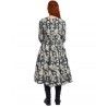 robe 55715 coton Noir à fleurs Ewa i Walla - 14