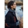 manteau 66359 laine Noire Ewa i Walla - 3