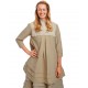 tunique 44810 coton Khaki Ewa i Walla - 20