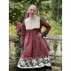 tunic 44810 Maroon shirt cotton