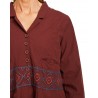 robe 55727 coton Maroon Ewa i Walla - 17