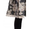 robe 55716 coton Noir à fleurs Ewa i Walla - 15