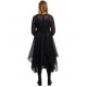 dress 55730 Vintage black organdie Ewa i Walla - 8