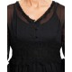 robe 55730 organdie Vintage black Ewa i Walla - 9