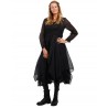 robe 55730 organdie Vintage black Ewa i Walla - 7