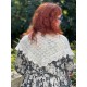 scarf 77523 Cream knitted alpaca Ewa i Walla - 3