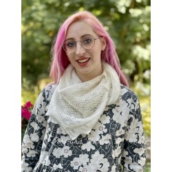 foulard 77523 laine alpaga Crème Ewa i Walla - 1