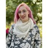scarf 77523 Cream knitted alpaca Ewa i Walla - 1