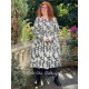 robe 55715 coton Noir à fleurs Ewa i Walla - 6
