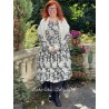 robe 55715 coton Noir à fleurs Ewa i Walla - 8