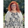 robe 55715 coton Noir à fleurs Ewa i Walla - 10