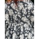robe 55715 coton Noir à fleurs Ewa i Walla - 17