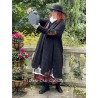manteau 66359 laine Noire Ewa i Walla - 2