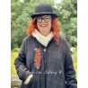 manteau 66359 laine Noire Ewa i Walla - 4
