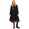 manteau 66359 laine Noire Ewa i Walla - 19