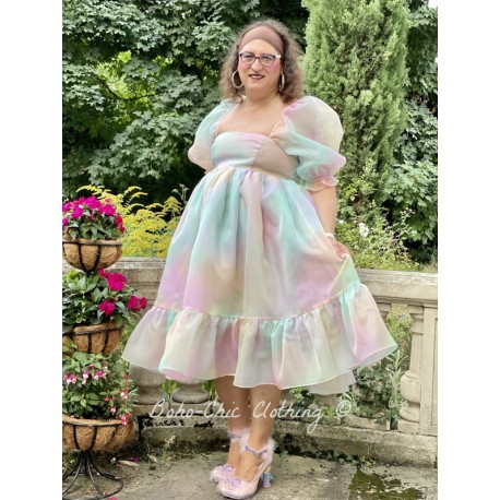 robe French Puff Rainbow Selkie - 1