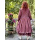 robe 55727 coton Maroon Ewa i Walla - 12