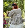 veste MELISSA popeline taupe à fleurs Les Ours - 2