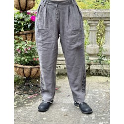 pantalon 11370 lin Anthracite Ewa i Walla - 1
