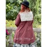 tunic 44810 Maroon shirt cotton