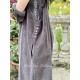 overalls LUC dark grey corduroy Les Ours - 10