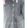 coat LUCIENNE dark grey corduroy Les Ours - 12