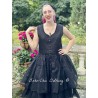 dress AZELICE black organza Les Ours - 1