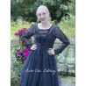 dress 55732 Vintage black organdie Ewa i Walla - 8