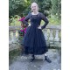 dress 55732 Vintage black organdie Ewa i Walla - 9