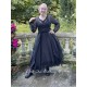 dress 55730 Vintage black organdie Ewa i Walla - 1