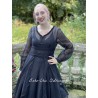 robe 55730 organdie Vintage black Ewa i Walla - 3