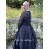 dress 55730 Vintage black organdie Ewa i Walla - 6
