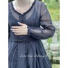 robe 55730 organdie Vintage black Ewa i Walla - 11