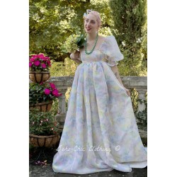 robe Puff Gown Sweetcorn