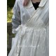 robe / veste cache-coeur POEMA organza écru Les Ours - 15