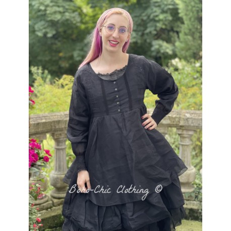 robe SAMOA organza noir Les Ours - 1